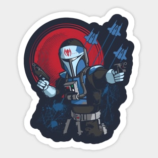 Mercenary pilot Sticker